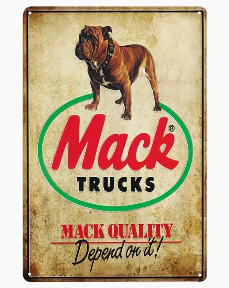 5 Pack Mack Truck Signs PERFECT GIFT Aluminum Weatherproof Signs