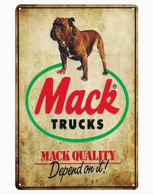 5 Pack Mack Truck Signs PERFECT GIFT Aluminum Weatherproof Signs
