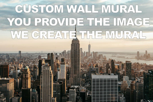 CUSTOM YOU PROVIDE IMAGE HUGE Aluminum Wall Mural You Choose Size