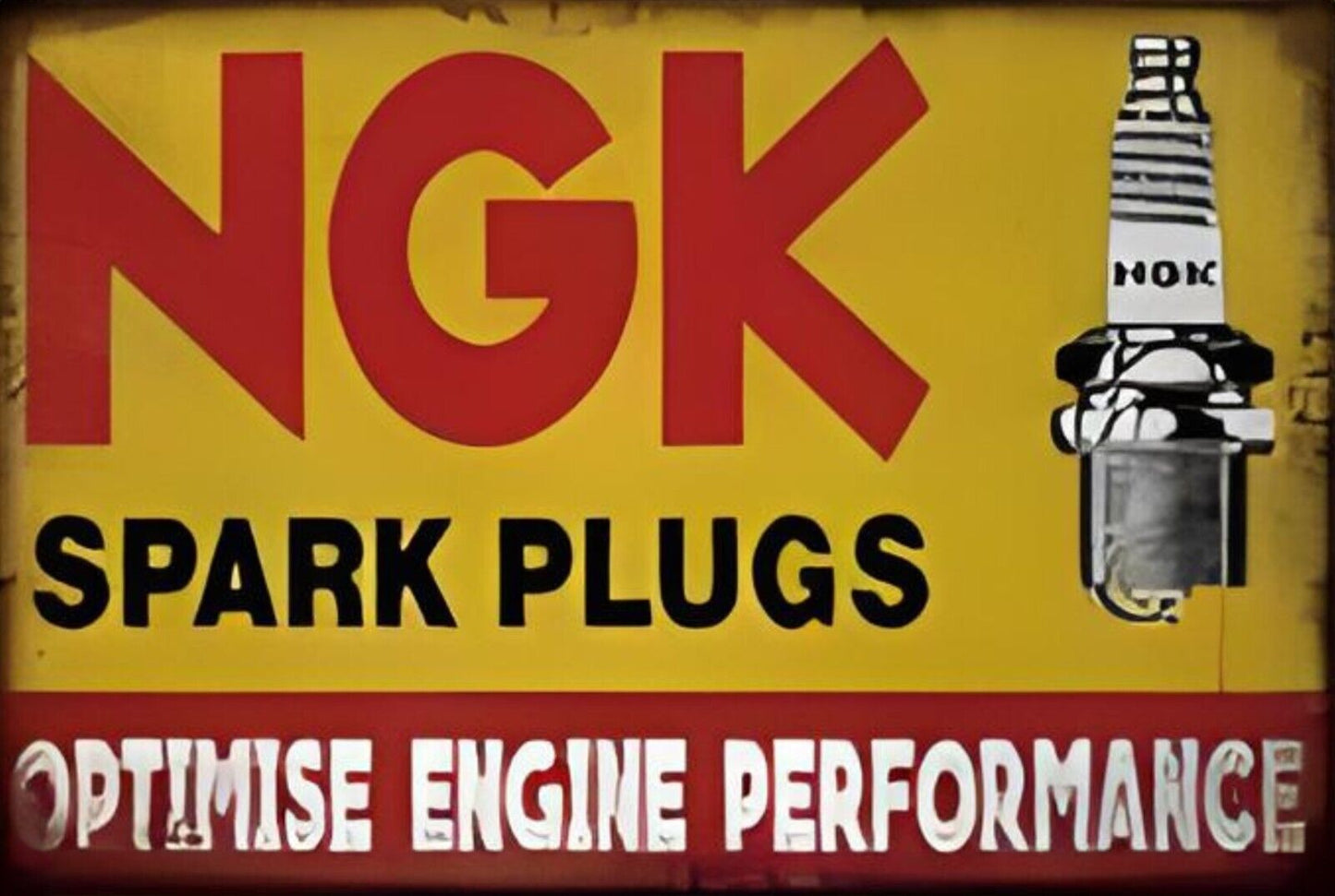 5 Pack Garage Signs Stihl Champion STP NGK GIFT Aluminum Weatherproof Signs