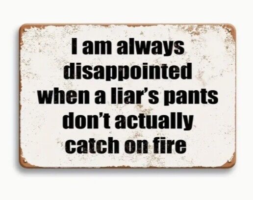 I'm Always Disappointed Sign Aluminum Weatherproof Sign p1224