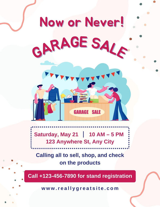 Yard Garage Sale v23 Customized Sign Weatherproof Aluminum
