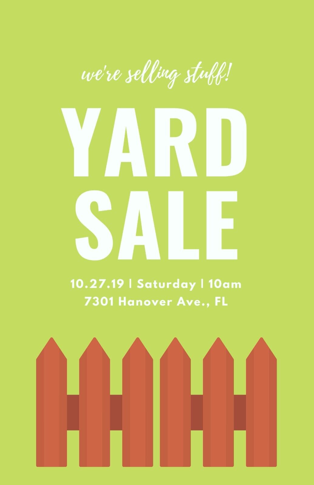 Yard Garage Sale v21 Customized Sign Weatherproof Aluminum