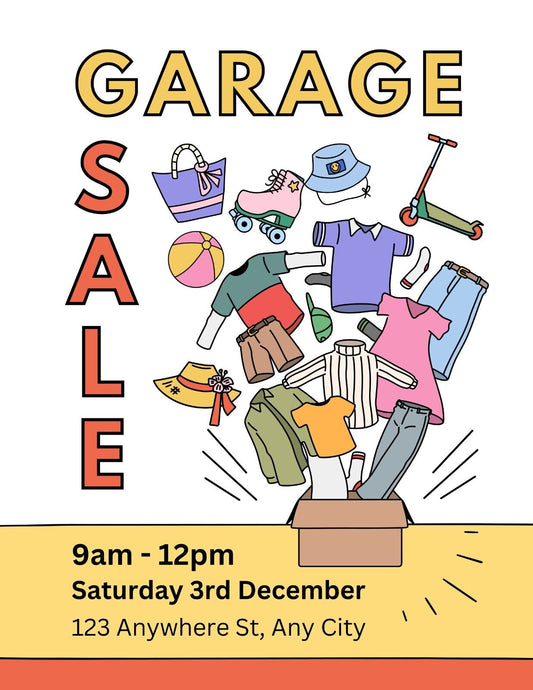 Yard Garage Sale v16 Customized Sign Weatherproof Aluminum