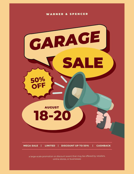 Yard Garage Sale v14 Customized Sign Weatherproof Aluminum