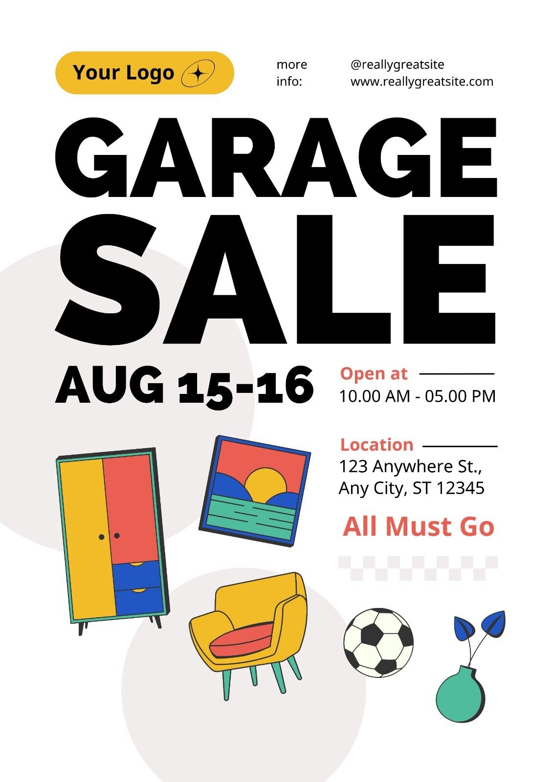 Yard Garage Sale v5 Customized Sign Weatherproof Aluminum