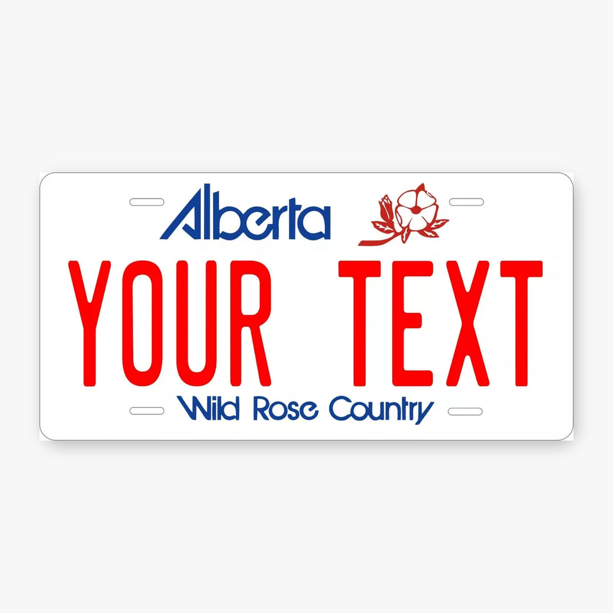 Alberta 2010 Canada Personalized Replica License Plate — product artwork