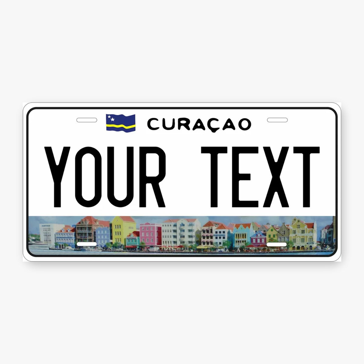 Curaco Personalized Replica License Plate — product artwork