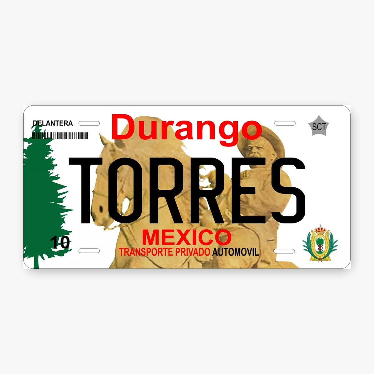 Durango 2006 Personalized Replica License Plate — product artwork