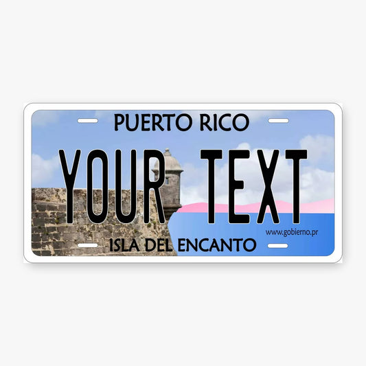 Puerto Rico 2007 Personalized Replica License Plate — product artwork