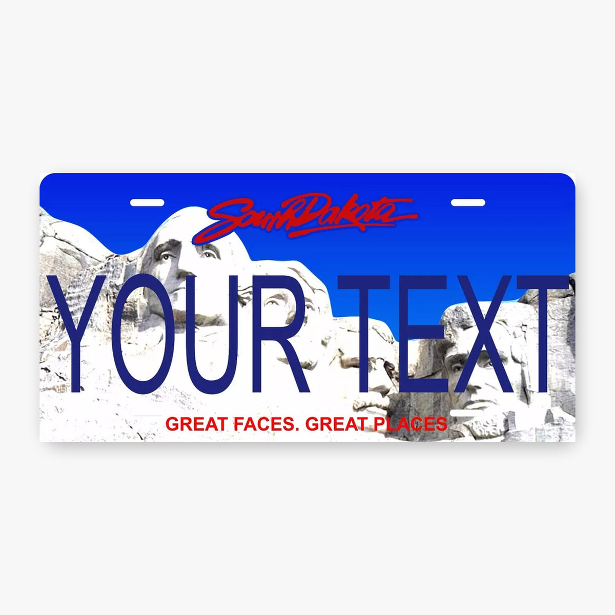 South Dakota 2007 Personalized Replica License Plate — product artwork