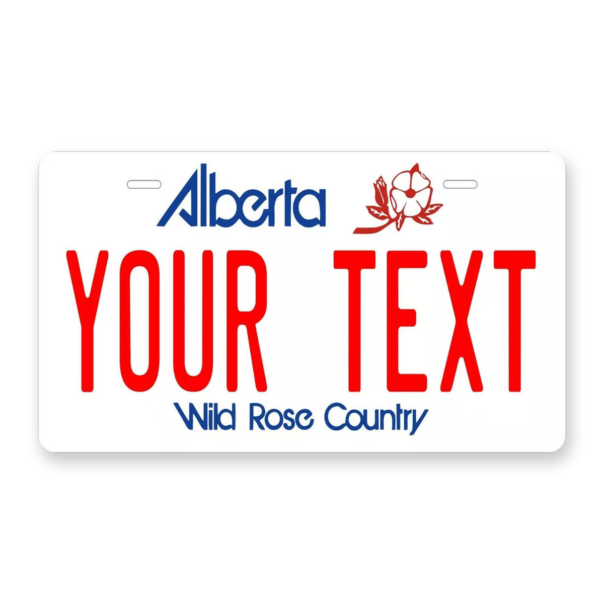 Alberta 2010 Personalized Motorcycle Replica Plate — product artwork