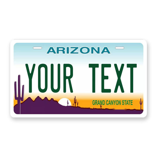 Arizona 2008 Personalized Motorcycle Replica Plate — product artwork