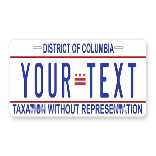 DC 2013 Personalized Motorcycle Replica Plate — product artwork