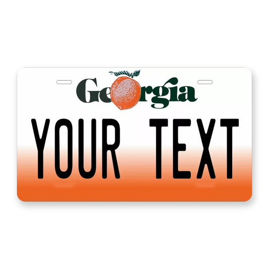 Georgia 1990 Personalized Motorcycle Replica Plate — product artwork