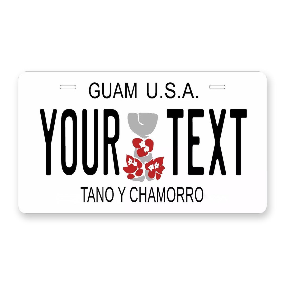 Guam 2009 Personalized Motorcycle Replica Plate — product artwork