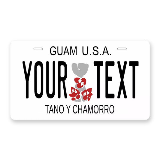 Guam 2009 Personalized Motorcycle Replica Plate — product artwork