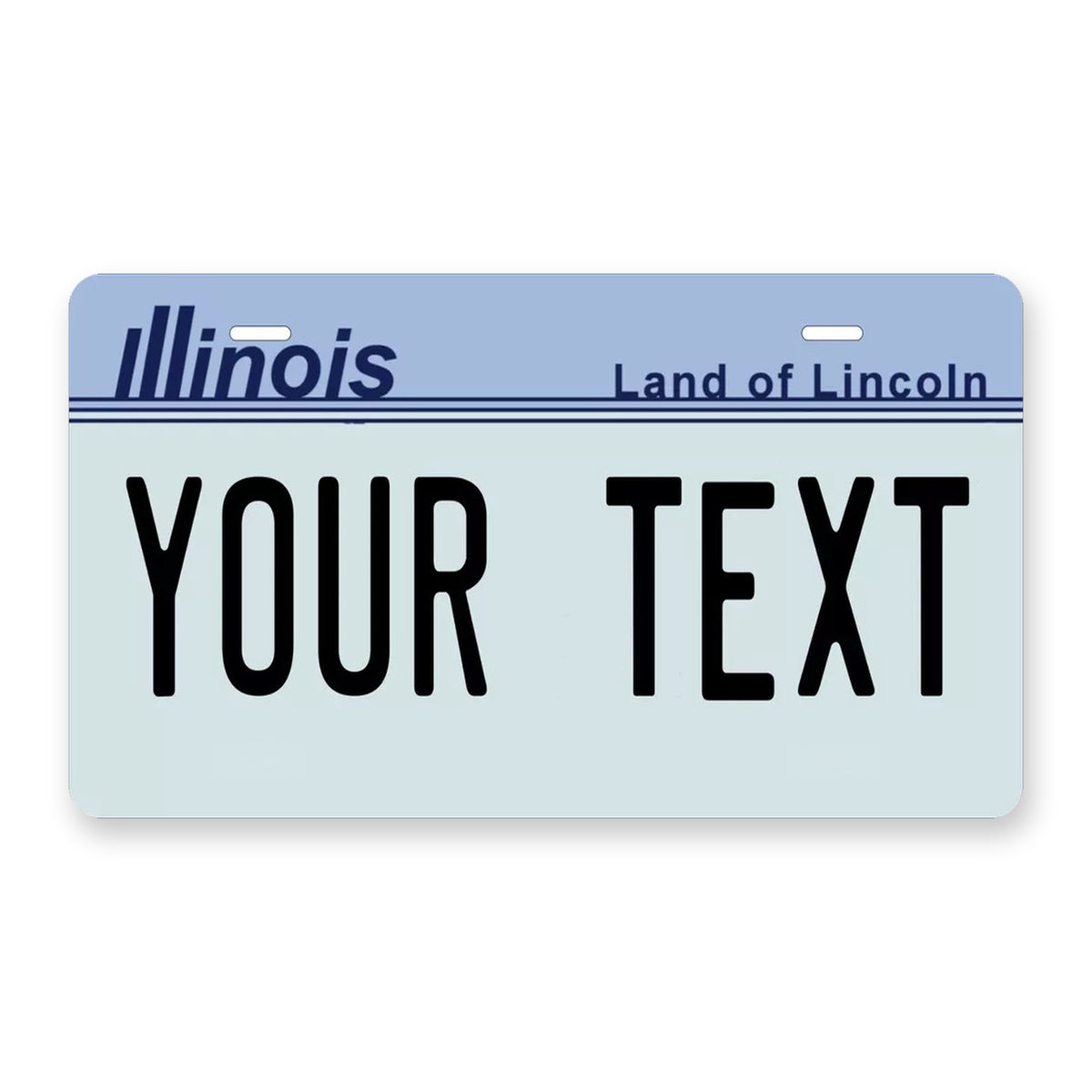 Illinois 1983 Personalized Motorcycle Replica Plate — product artwork