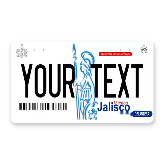 Jalisco 2011 Personalized Motorcycle Replica Plate — product artwork