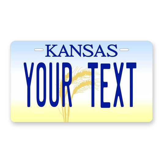 Kansas 1994 Personalized Motorcycle Replica Plate — product artwork