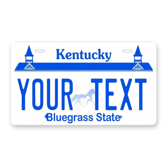 Kentucky 1988 Personalized Motorcycle Replica Plate — product artwork