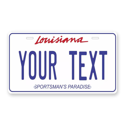 Louisiana 1993 Personalized Motorcycle Replica Plate — product artwork
