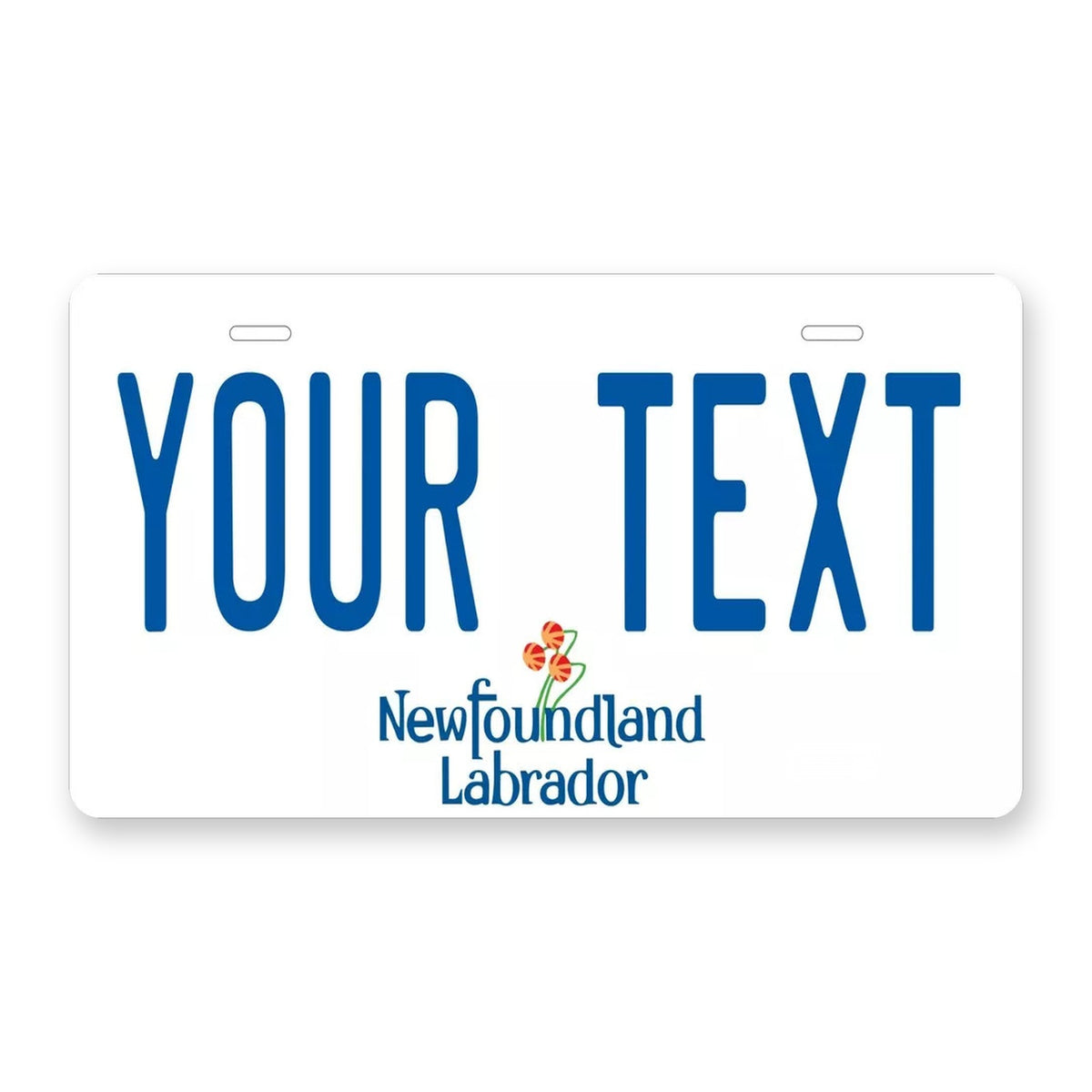 Newfoundland 2007 Personalized Motorcycle Replica Plate — product artwork