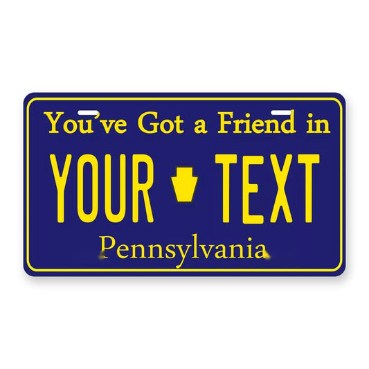 Pennsylvania 1983 Personalized Motorcycle Replica Plate — product artwork