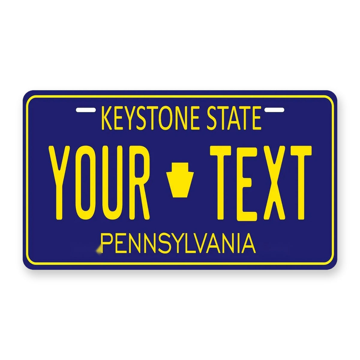 Pennsylvania 1987 Personalized Motorcycle Replica Plate — product artwork