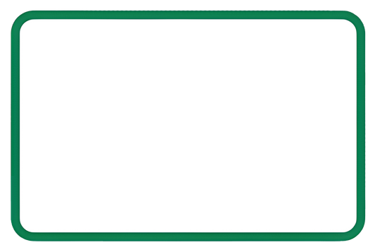 Green Traffic Border Build Your Own Blank Sign (Landscape) Aluminum Weatherproof