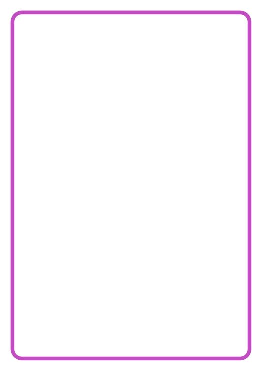 Purple Build Your Own Blank Sign (Portrait) Aluminum Weatherproof