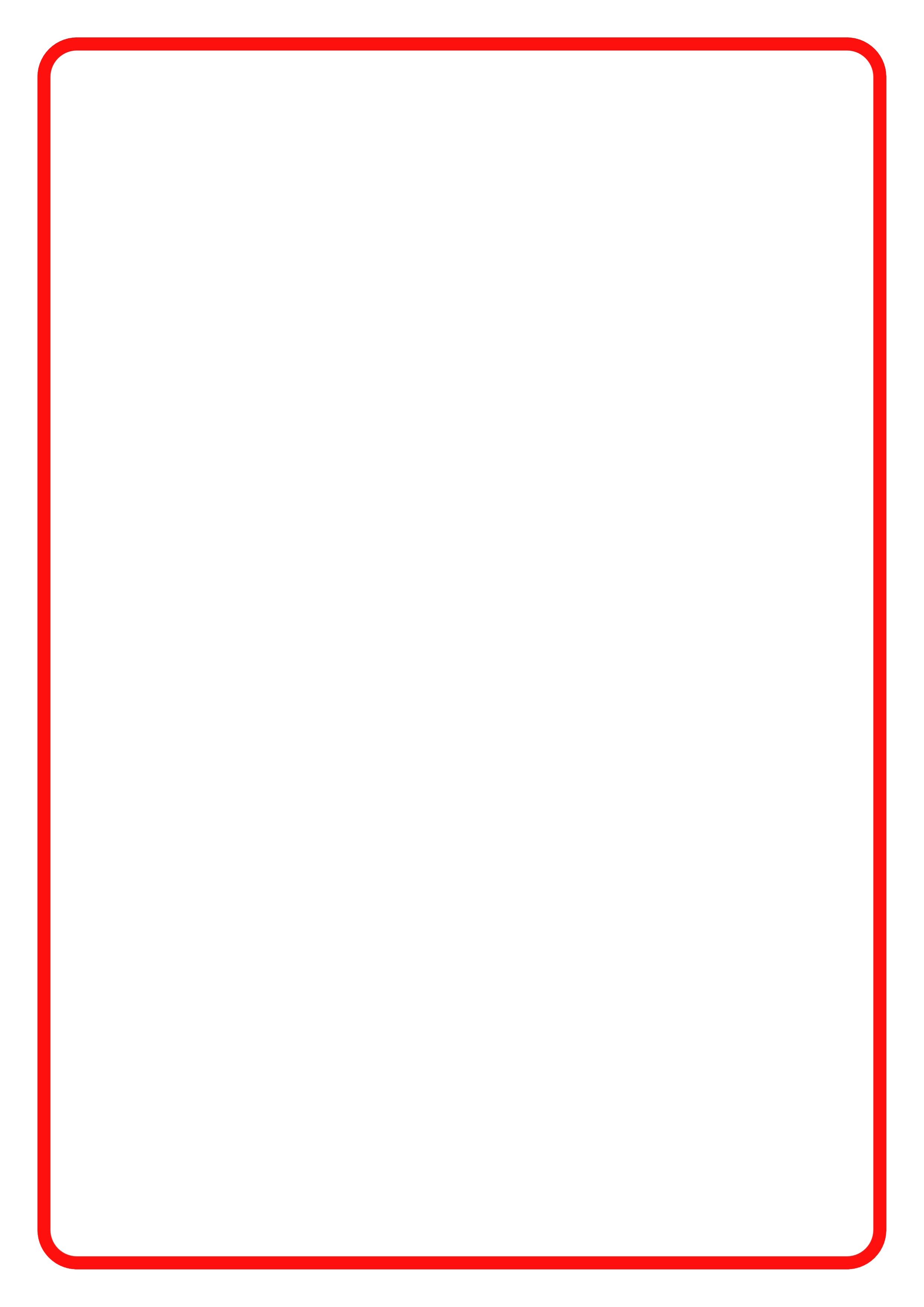 Red Border Build Your Own Blank Sign Portrait Aluminum – BANGIN' PRINTS
