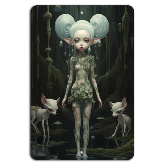 Mystical Enchanted Forest Guardian Aluminum Sign — product artwork