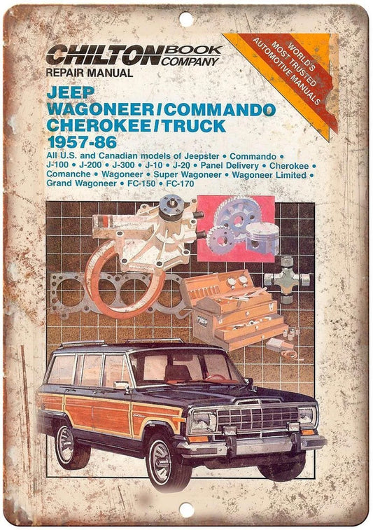 Jeep Wagoneer Reproduction Commando Aluminum Sign — product artwork