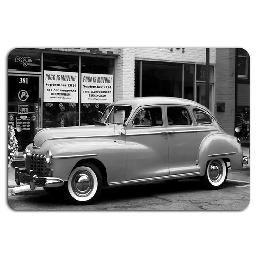 Vintage Car Handmade Art Deco Aluminum Sign — product artwork