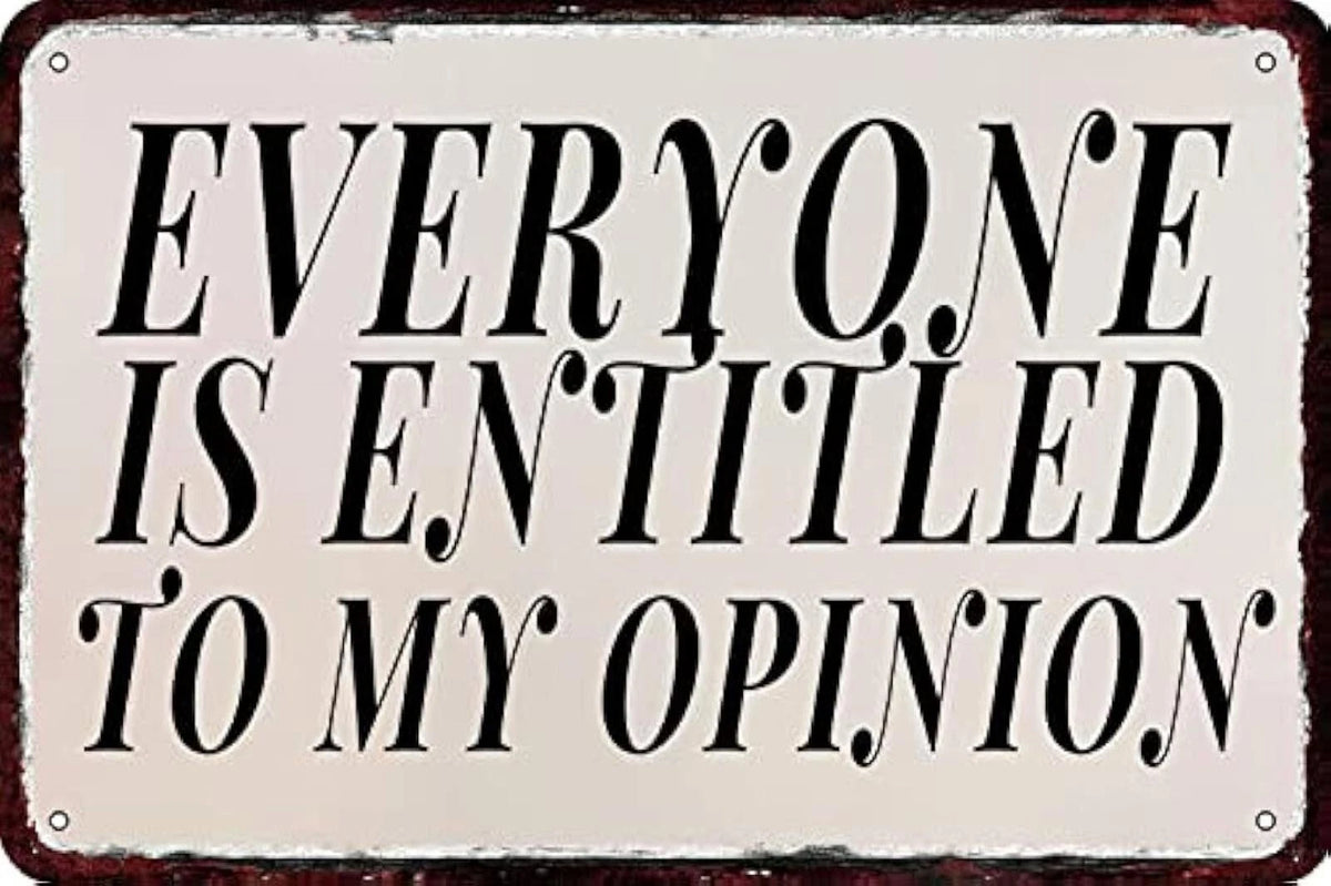 Vintage Funny Retro Art Aluminum Sign — product artwork