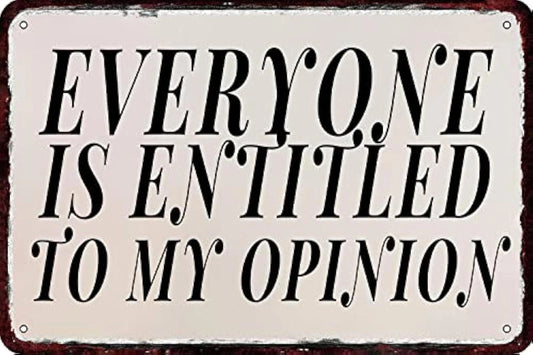 Vintage Funny Retro Art Aluminum Sign — product artwork
