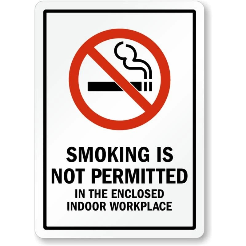 Florida No Smoking Aluminum Sign — product artwork