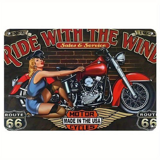 Wall Art Vintage Style Funny Aluminum Sign — product artwork