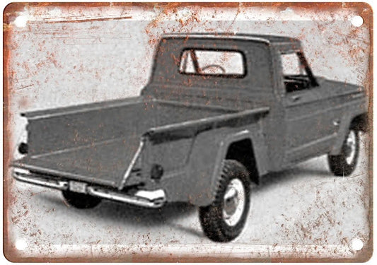 Jeep Vintage 1965 3000 Thriftside Aluminum Sign — product artwork