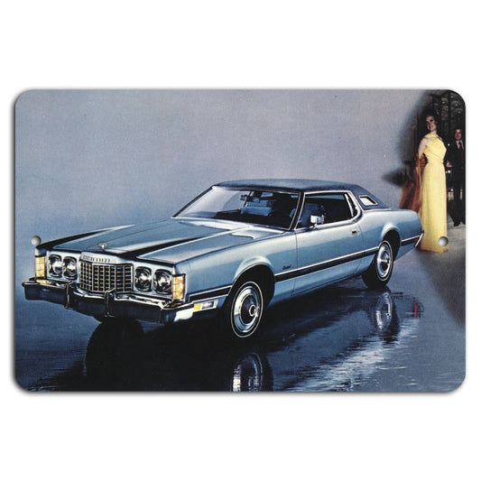 Vintage Classic Car Reflective Aluminum Sign — product artwork