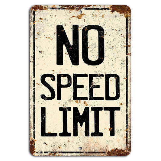 Rustic Vintage Man Cave Dorm Room Aluminum Sign — product artwork