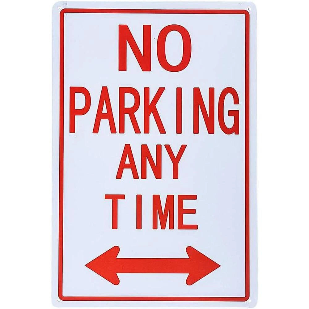 No Parking Dojune Rust Proof Aluminum Sign — product artwork