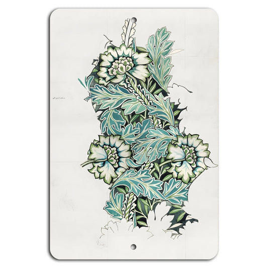 Botanical Floral Greenery Aluminum Sign — product artwork
