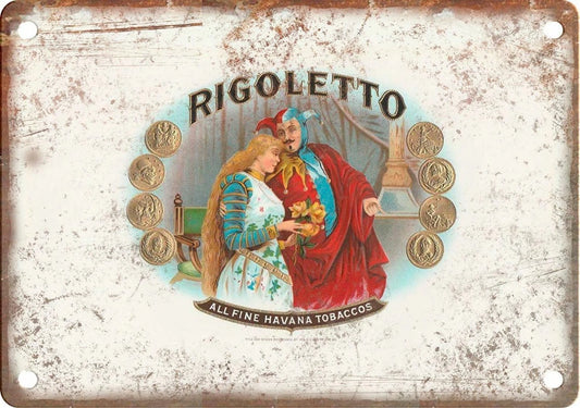 Rigoletto Cigar Reproduction Vintage Wall Art Aluminum Sign — product artwork