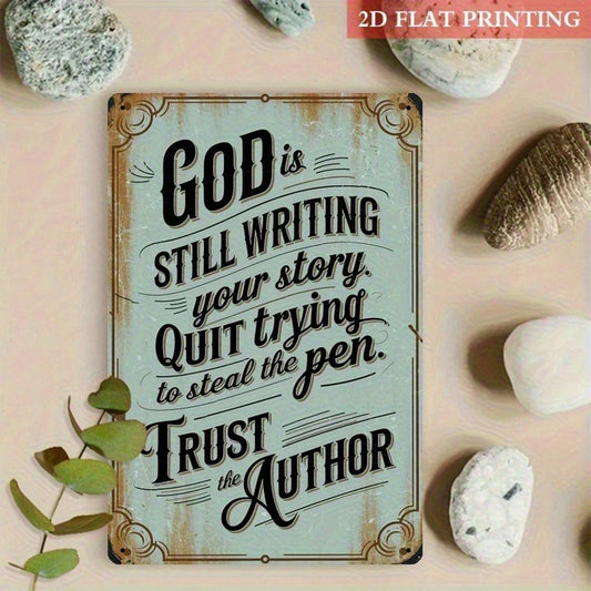Vintage Funny Religious Aluminum Sign — product artwork