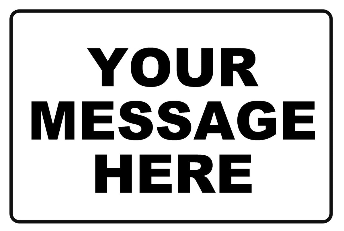 MASSIVE WALL ART with Text Custom Aluminum Sign — product artwork