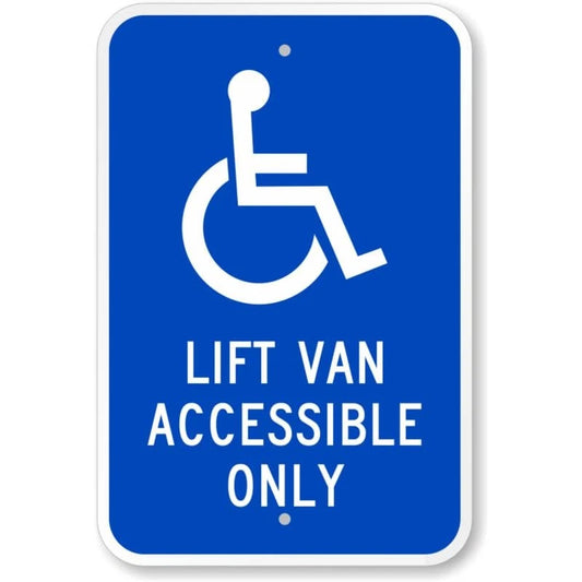 Lifting Device Required Caution Aluminum Sign — product artwork