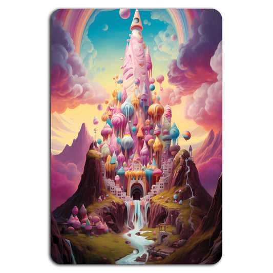 Fantasy Castle Whimsical Aluminum Sign — product artwork