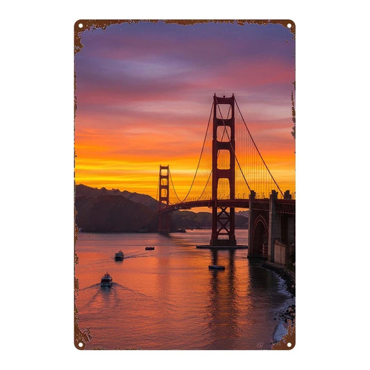 San Francisco Aluminum Sign — product artwork